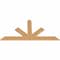 Ekena Millwork Saratoga Timber Gable Bracket, Western Red Cedar, 72"W x 36"H x 1 1/2"D x 5 1/2"F, 12/12 Pitch GBW072X36X0206SAR00SWR - alternate 2